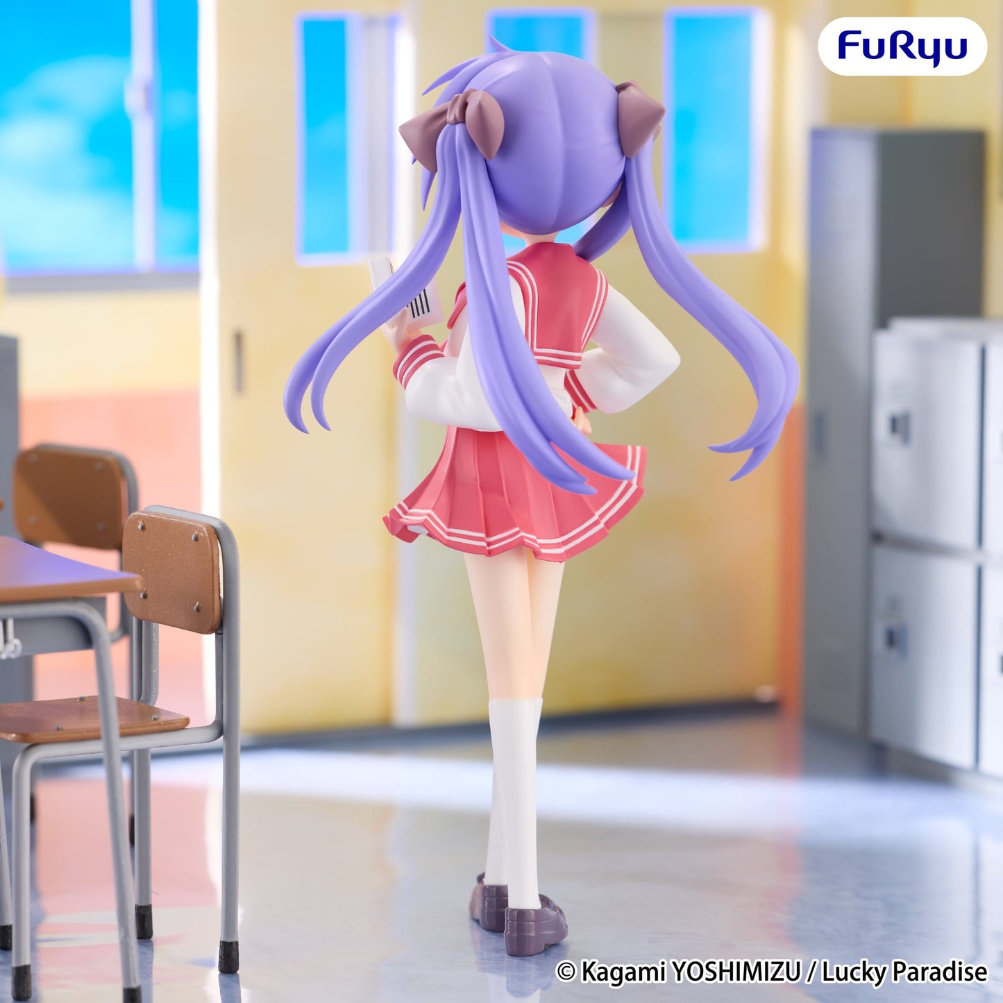 Statuette PVC de Kagami Hiiragi personnage de Lucky Star
