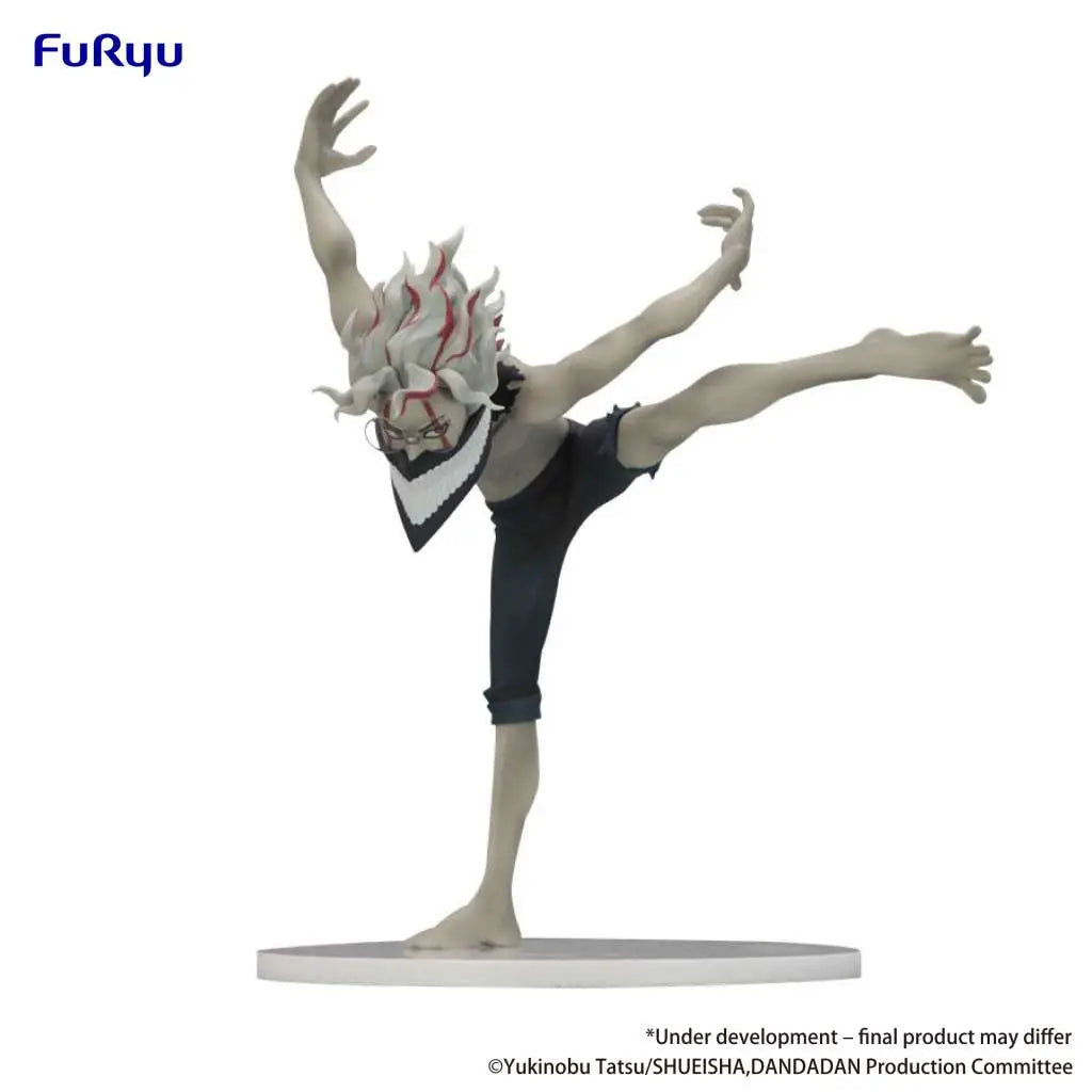 Figurine Okarun Transform Trio Try iT issue de Dan Da Dan, représentant Okarun dans sa forme transformée avec pose dynamique.