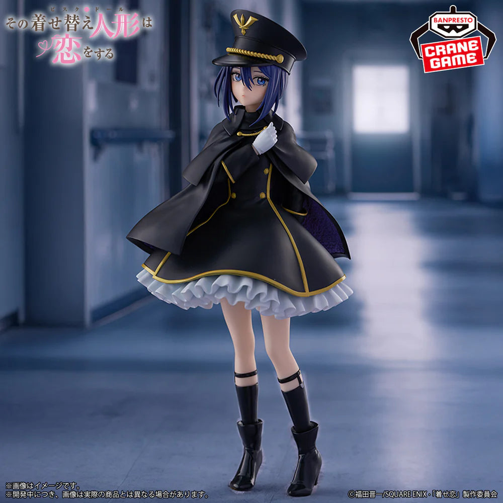 Figurine de Sajuna Inui Black Lily Ver. issue de My Dress-Up Darling, gamme Espresto Detailed Elegance, avec tenue noire raffinée et finitions soignées.
