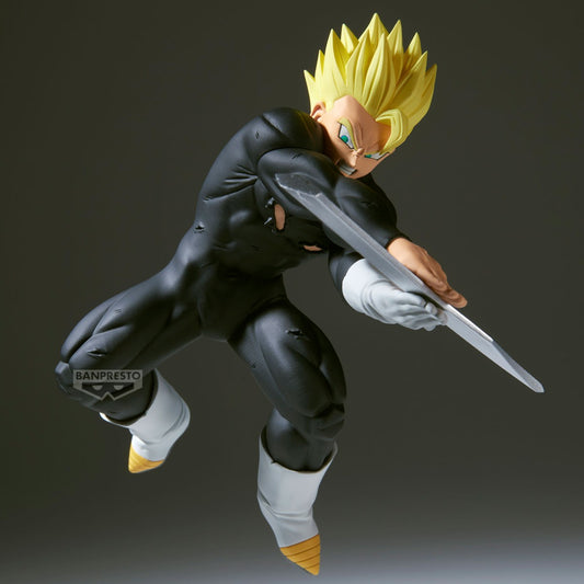Figurine Super Saiyan Son Gohan (vs Dabura) – Match Makers – Dragon Ball Z, pose de combat dynamique et fidèle à l’anime.