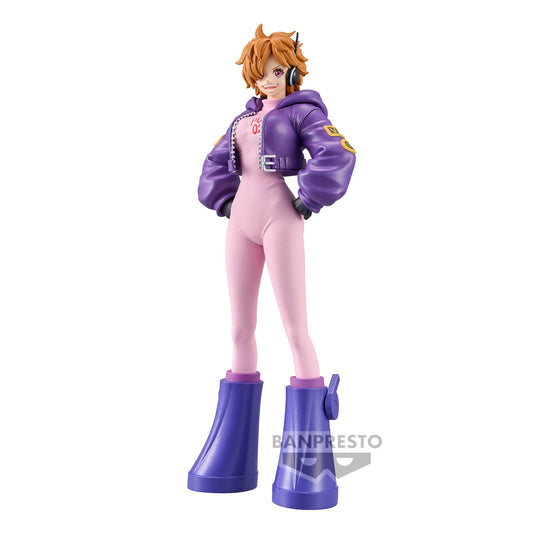 Découvrez la figurine de Dr. Vegapunk Lilith dans la gamme DXF The Grandline Series. Avec ses 16 cm, cette figurine par Banpresto retranscrit fidèlement le personnage excentrique et redoutable de l'arc Egghead.