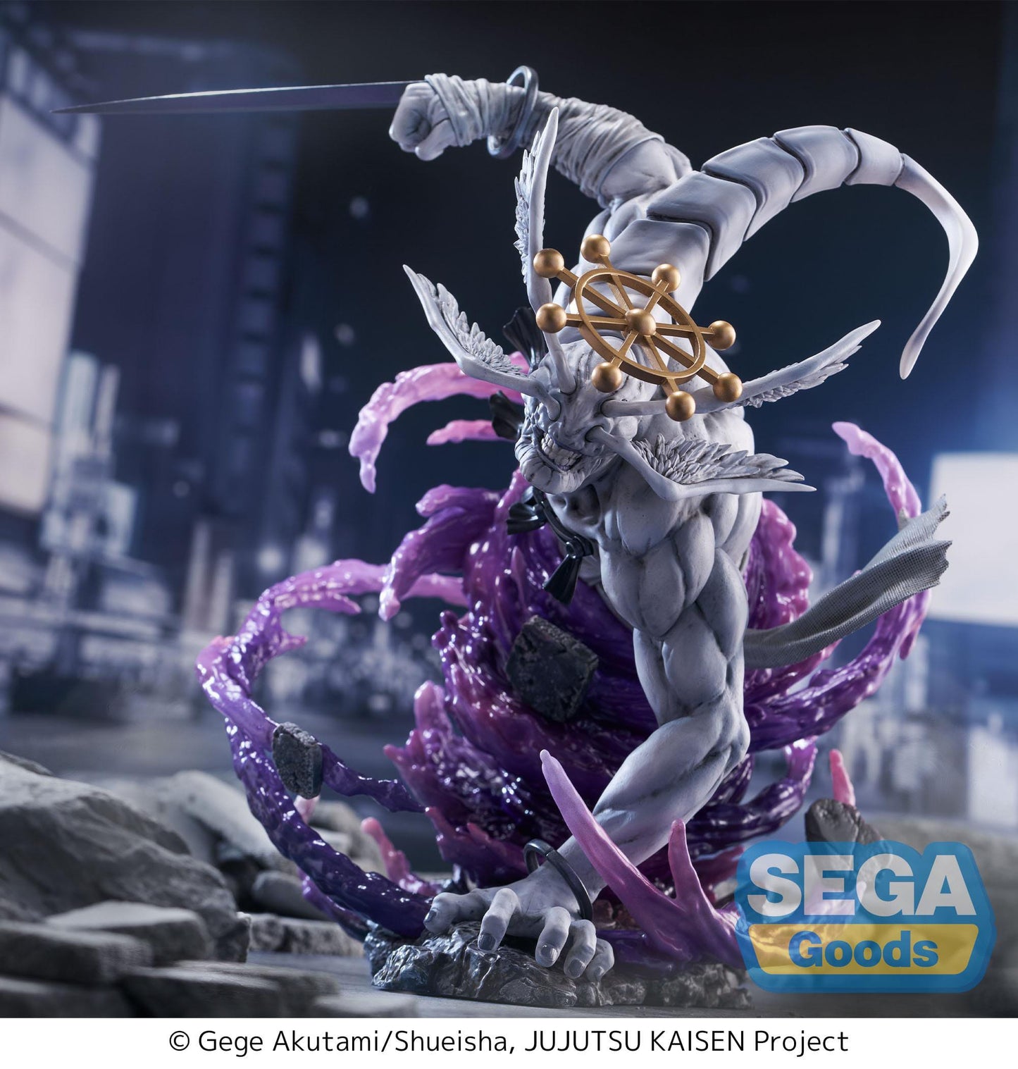 JUJUTSU KAISEN EIGHT HANDLED SWORD DIVERGENT SILA DIVINE GENERAL MAHORAGA FIGURIZMA PRECOMMANDE