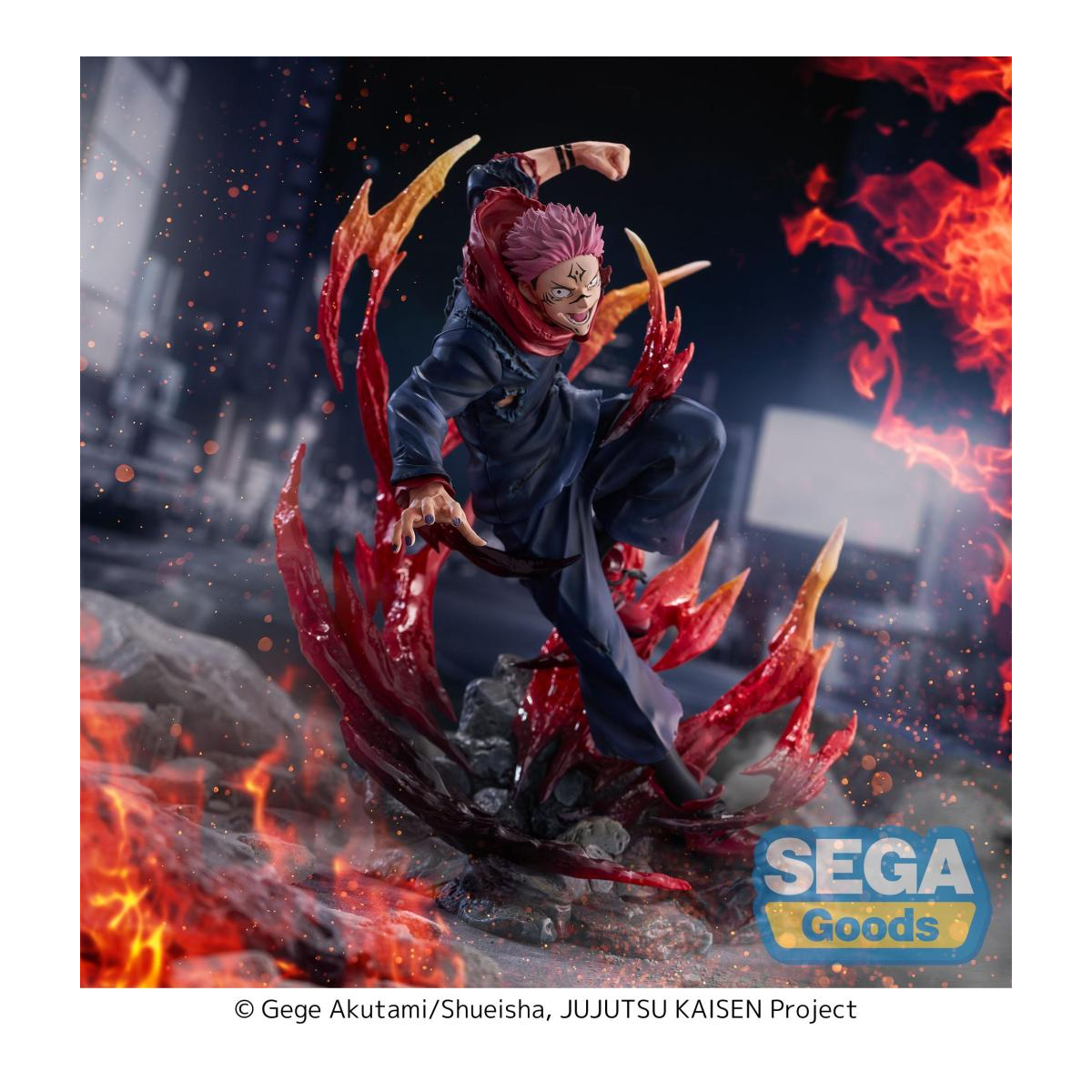Figurine Ryomen Sukuna Figurizma SEGA 23 cm de Jujutsu Kaisen, statuette détaillée du célèbre Roi des Fléaux.