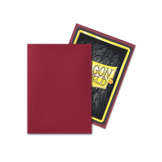 100 PROTEGES CARTES DRAGON SHIELD BLOOD RED MATTE