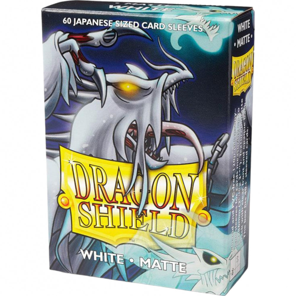 boite de 60 pochettes de protection pour cartes de format yu gi oh... 
blanc et matte, d'excellente qualité