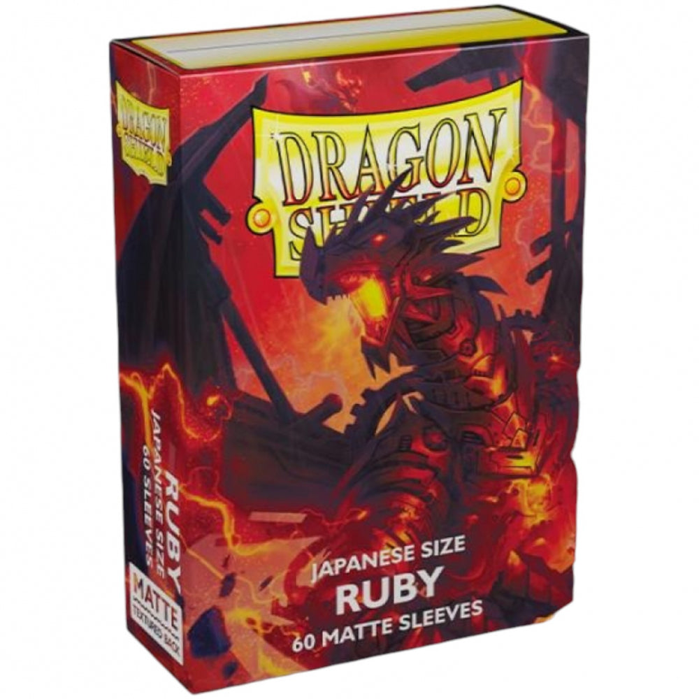 boite de 60 pochettes de protection pour cartes de format yu gi oh... 
rouge ruby et matte, d'excellente qualité