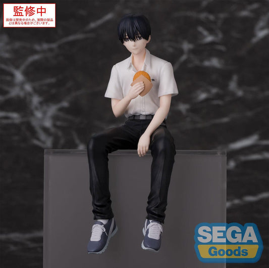 Statuette Yoshiki PM Perching de The Summer Hikaru Died, figurine PVC assise de 14 cm au style sombre et réaliste.