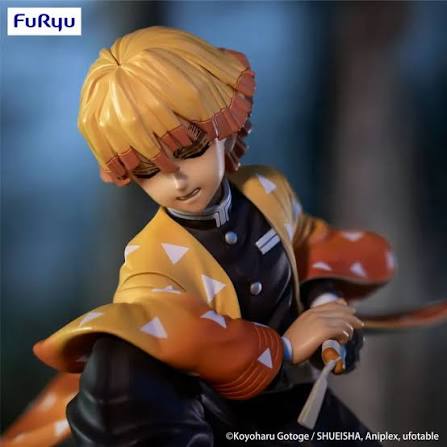 Zenitsu Agatsuma en figurine Noodle Stopper de Demon Slayer