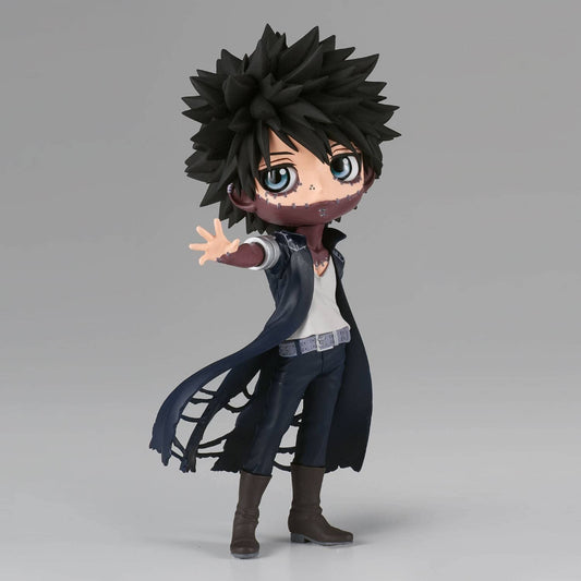 Figurine Q Posket de 14 cm de Dabi de My Hero Academia. Cette figurine saisissante capture parfaitement le mystérieux antagoniste avec ses détails soignés et son expression troublante. Parfaite pour les fans de l'anime et les collectionneurs de figurines, cette pièce ajoute une touche d'intrigue et de charisme à toute collection.